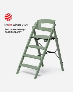 Sale Klapp højstol foldbar - Genbrugsplast, sort Børn Højstole Uden Tilbehør