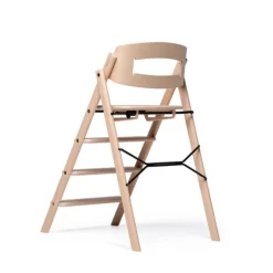 Discount Klapp højstol foldbar bøg inkl. pude - natur Børn Højstole Med Tilbehør