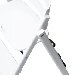 Sale Klapp højstol foldbar bøg inkl. pude - hvid Børn Højstole Med Tilbehør