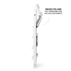 Sale Klapp højstol foldbar bøg inkl. pude - hvid Børn Højstole Med Tilbehør