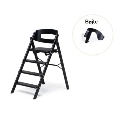 Clearance Klapp højstol foldbar eg inkl. bøjle - sand Børn Højstole Med Tilbehør