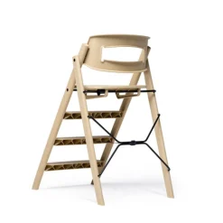 Outlet Klapp højstol foldbar genbrugsplast inkl. pude - sand Børn Højstole Med Tilbehør