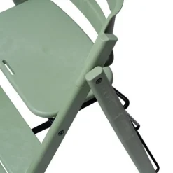 Klapp højstol foldbar genbrugsplast inkl. pude - grøn Børn Højstole Med Tilbehør