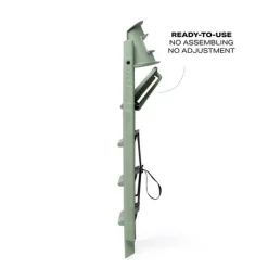 Klapp højstol foldbar genbrugsplast inkl. pude - grøn Børn Højstole Med Tilbehør