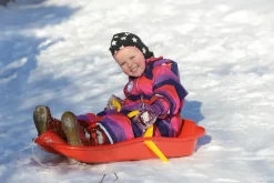 New Kælk bobslæde med bremser ass. farver 79 cm. Leg I Haven