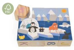 Klodser med Bogstaver - FSC® Træklodser