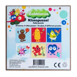 Online Klodspuslespil i træ med 6 forskellige motiver Puslespil