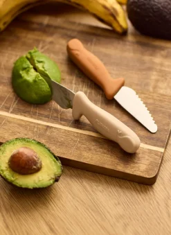 Online Knivsæt til børn 2-pak - Pumpkin + Offwhite Bestik