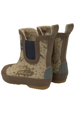 Hot Kort vinter Gummistøvle - AOP - Coriander Korte Termostøvler