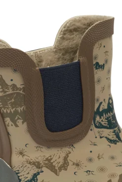 Hot Kort vinter Gummistøvle - AOP - Coriander Korte Termostøvler