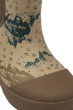 Hot Kort vinter Gummistøvle - AOP - Coriander Korte Termostøvler