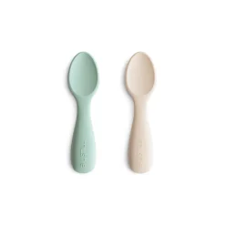 New Korte Babyskeer 2-Pak-Cambridge Blue/Shifting Sand Service|Bestik