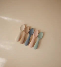 New Korte Babyskeer 2-Pak-Cambridge Blue/Shifting Sand Service|Bestik