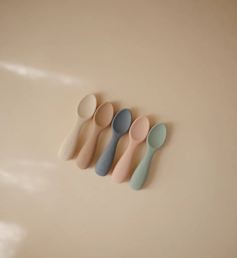 New Korte Babyskeer 2-Pak-Cambridge Blue/Shifting Sand Service|Bestik