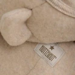 Discount Køredragt m. ører Uld Fleece - Camel Melange Køredragter|Ulddragter