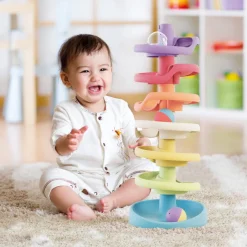 New Kugletårn af bioplast med raslebolde Kuglebaner