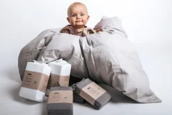 Online Lagen juniorseng 70x140 - grå Børn Lagner & Vådliggerlagner