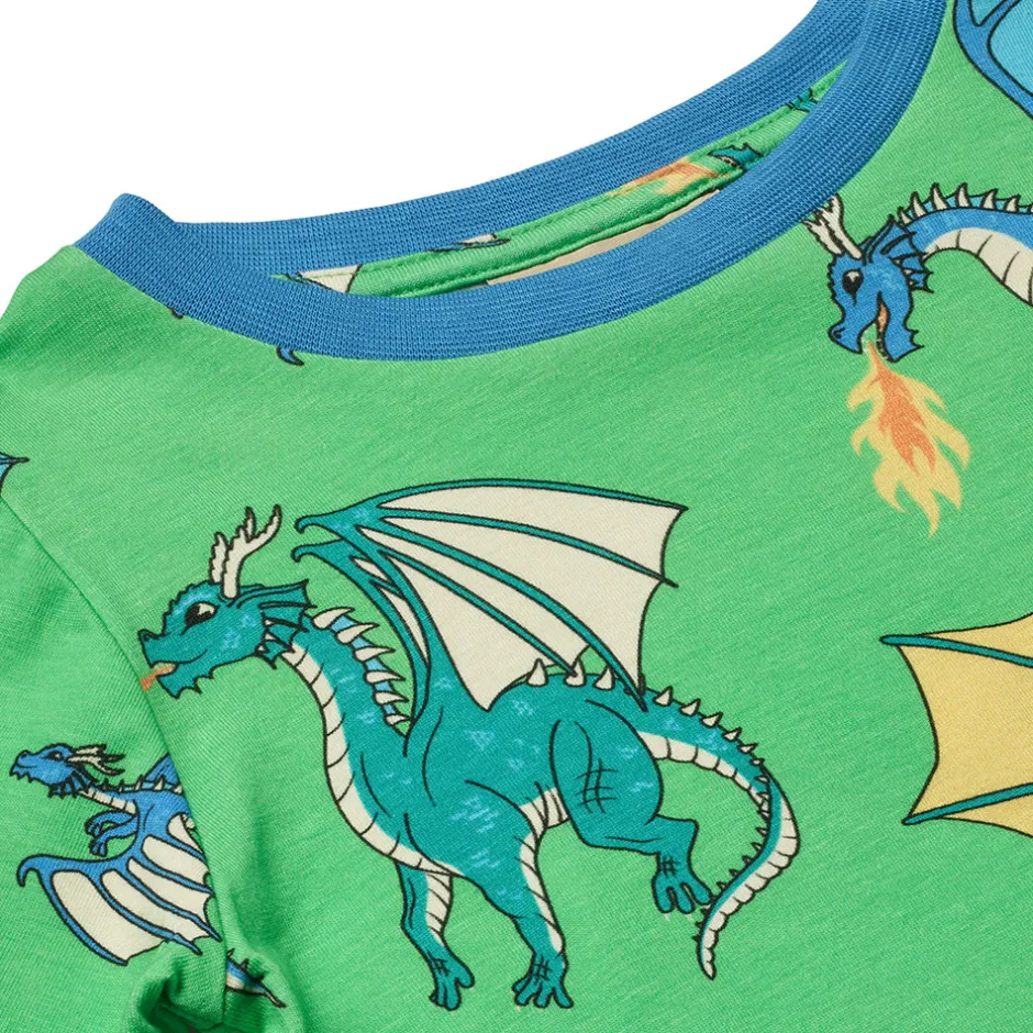 New Langærmet bluse med flyvende drager - 826 Bluser