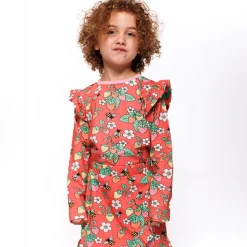 Hot Langærmet bluse med jordbær - 534 Bluser