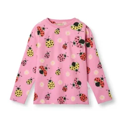 Hot Langærmet bluse med mariehøner - 539 Bluser