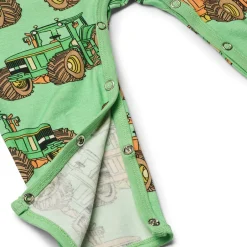 Clearance Langærmet heldragt med traktorer - 828 Heldragter U. Fod