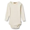 Clearance Langærmet Rib Body Regitze - 3182 Bodystocking Langærmet
