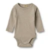 Clearance Langærmet Rib Body Spencer - 72 Bodystocking Langærmet
