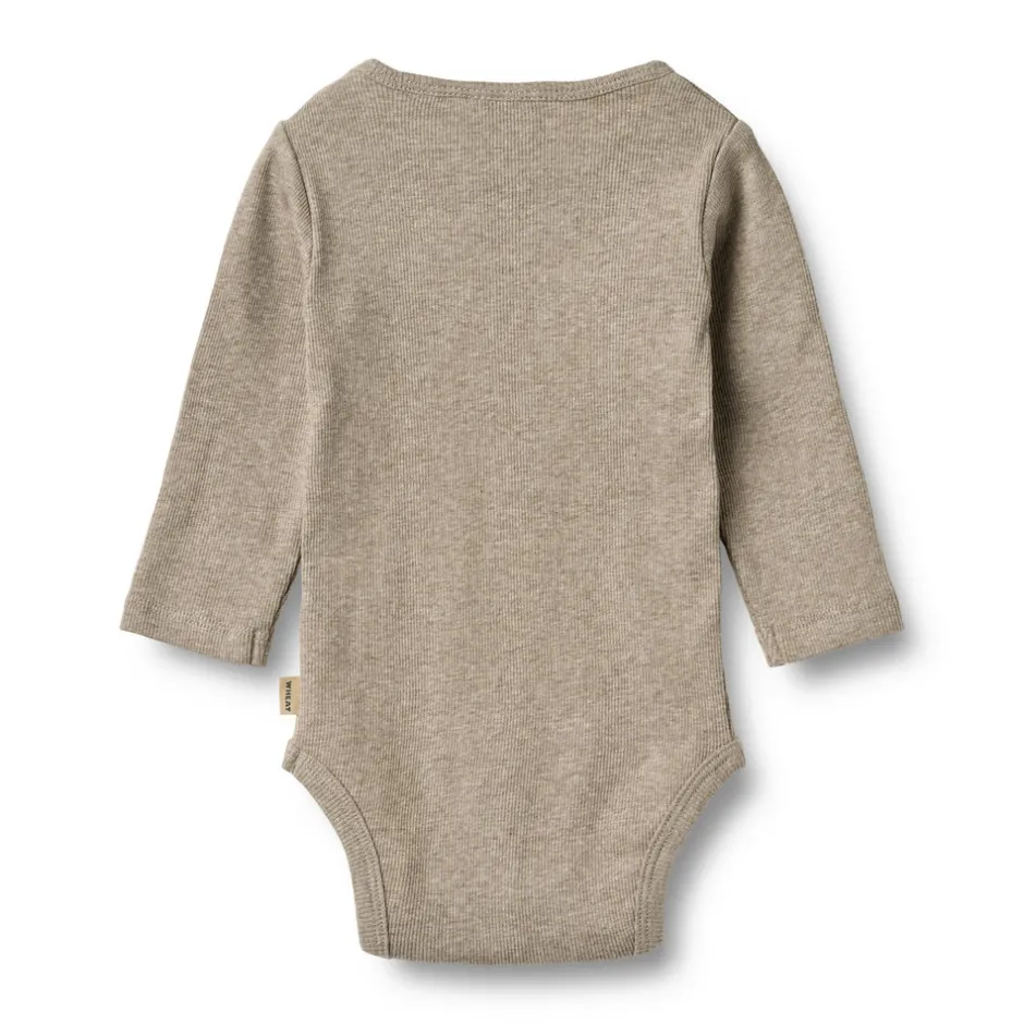 Clearance Langærmet Rib Body Spencer - 72 Bodystocking Langærmet