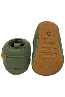 Hot Læder Slipper - 3D - Thyme Hjemmesko