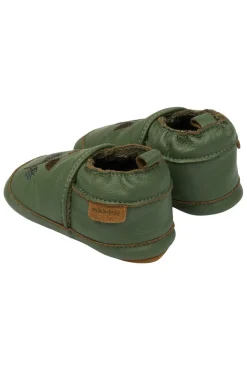 Hot Læder Slipper - 3D - Thyme Hjemmesko