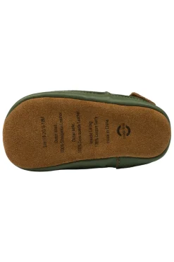 Hot Læder Slipper - 3D - Thyme Hjemmesko