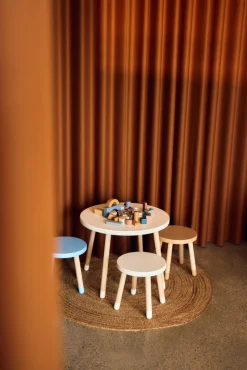 Sale Legebord, Dots, Ø60, Cream Børn Børneborde & Stole