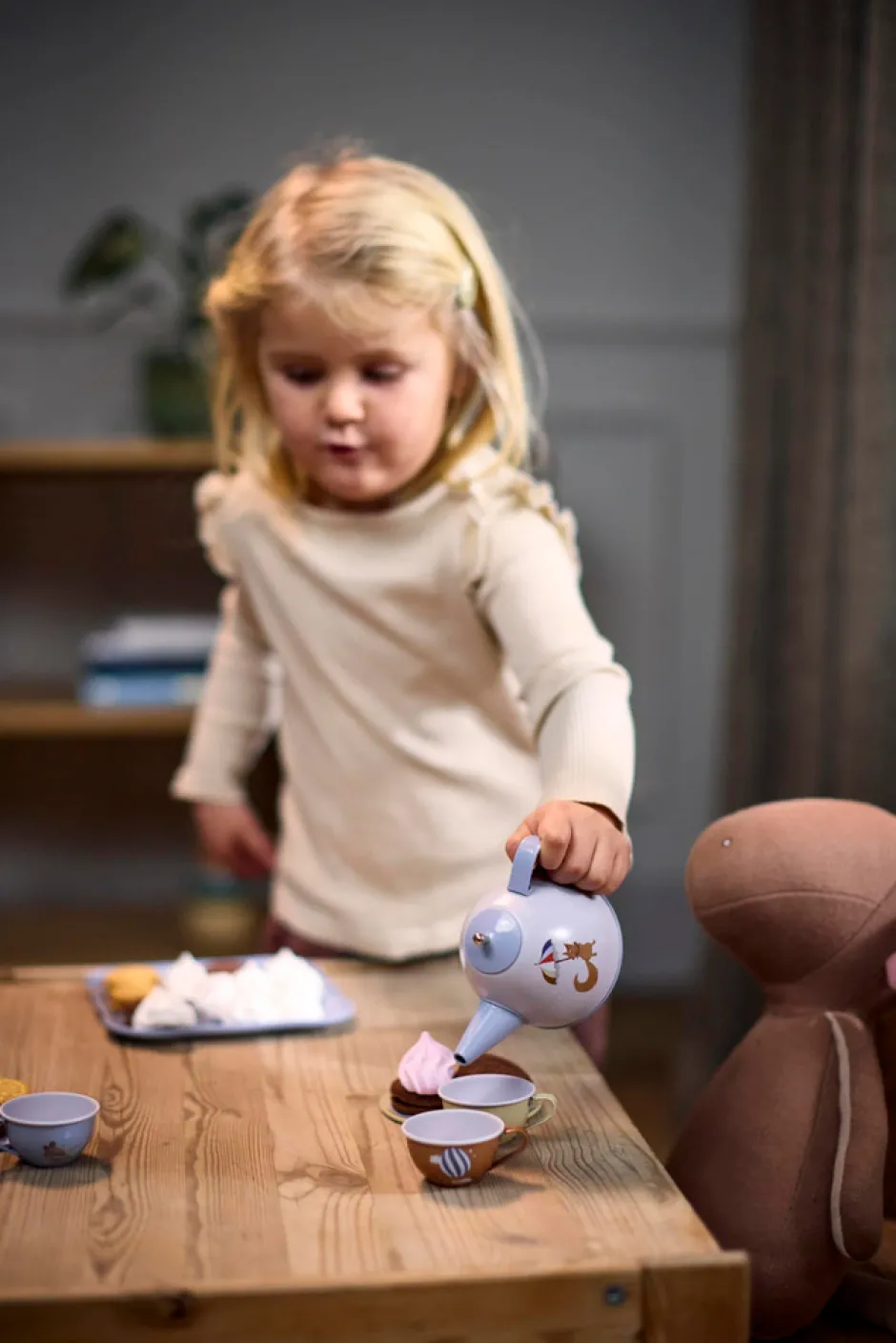 Discount Legekuffert - Teselskab til 4 Køkkenleg