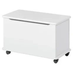 Best Legetøjskiste på hjul - hvid Børn Bænke & Skamler