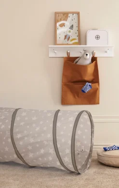 Best Legetunnel, grå m. hvide stjerner Legetelte & Tipier