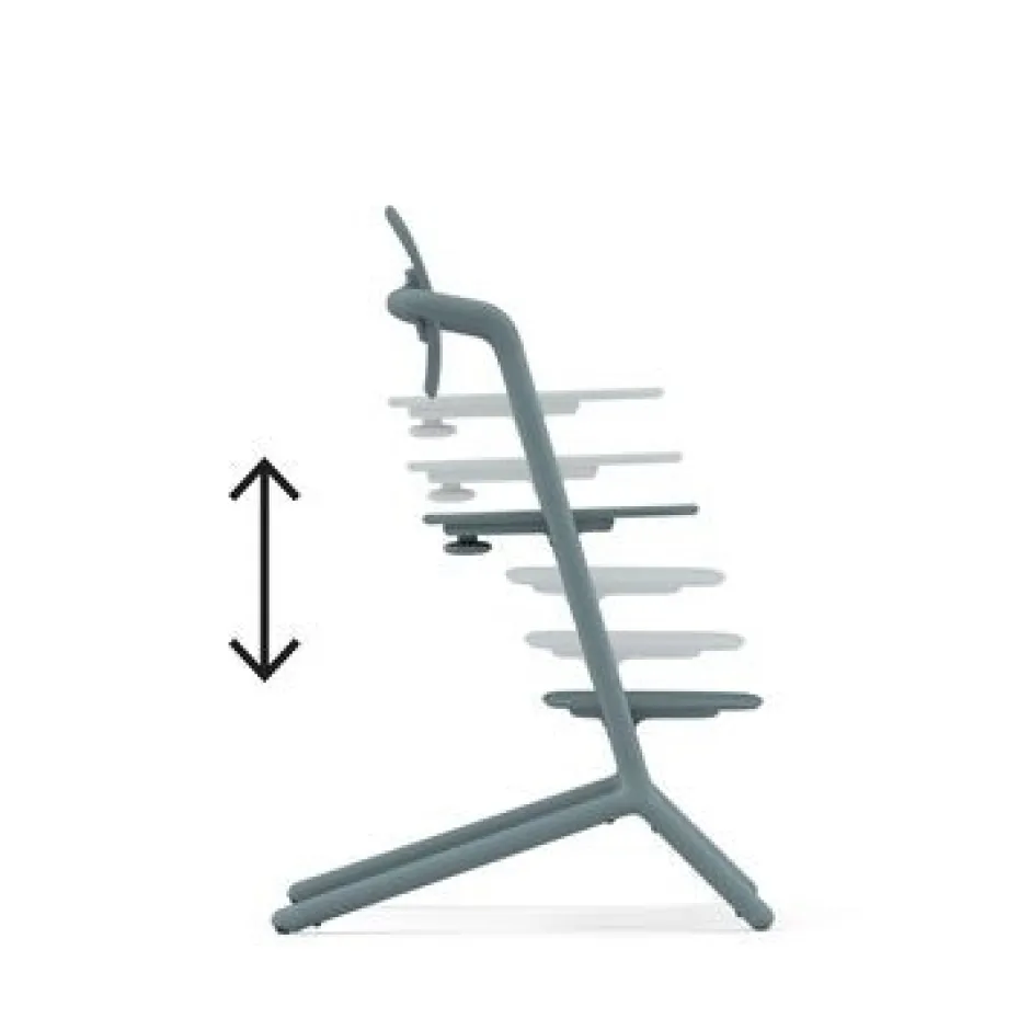 Hot Lemo højstol - all white Børn Højstole Uden Tilbehør