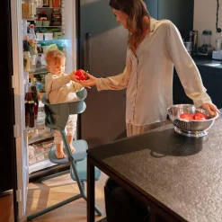 Sale Lemo højstol 4in1 sæt - stone blue Børn Højstole Med Tilbehør