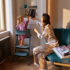 Sale Lemo højstol 4in1 sæt - stone blue Børn Højstole Med Tilbehør