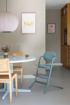 Lemo højstol 3in1 sæt - stone blue Børn Højstole Med Tilbehør