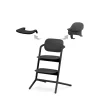 New Lemo højstol 3in1 sæt - stunning black Børn Højstole Med Tilbehør