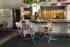 New Lemo højstol 3in1 sæt - stunning black Børn Højstole Med Tilbehør