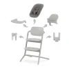 Best Lemo højstol 4in1 sæt - suede grey Børn Højstole Med Tilbehør