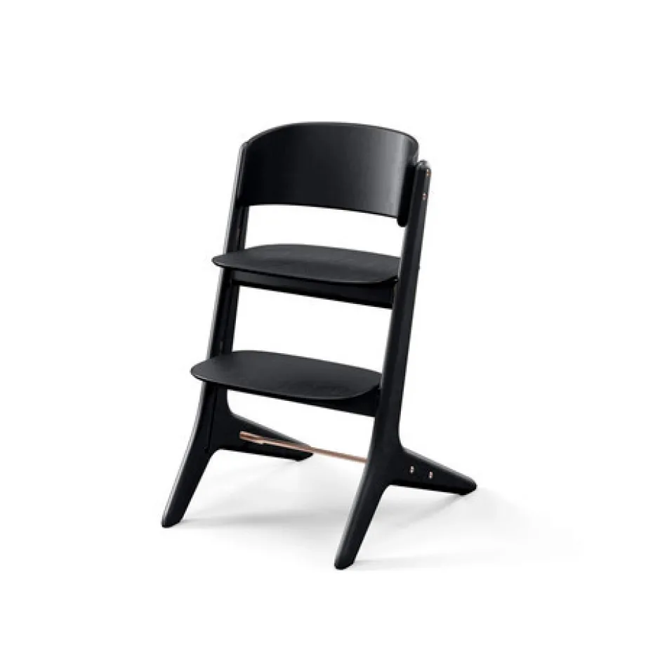 Clearance Lemo Platinum højstol, sort/rose gold Børn Højstole Uden Tilbehør