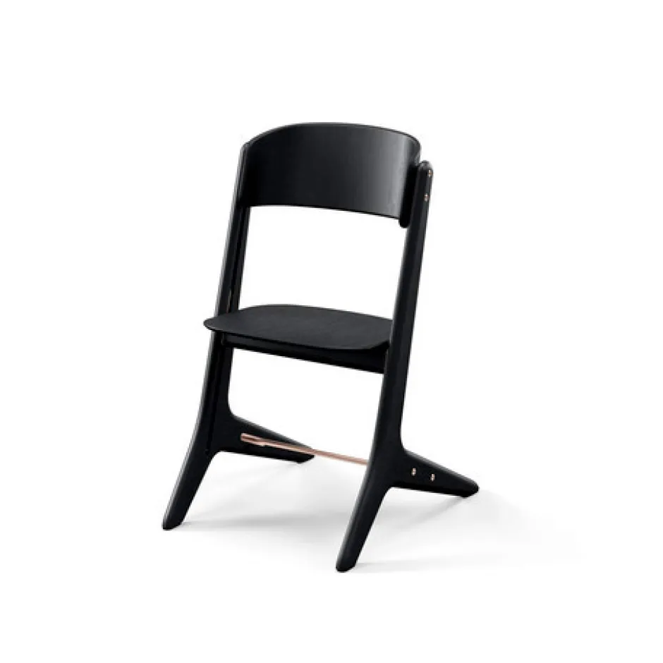 Clearance Lemo Platinum højstol, sort/rose gold Børn Højstole Uden Tilbehør