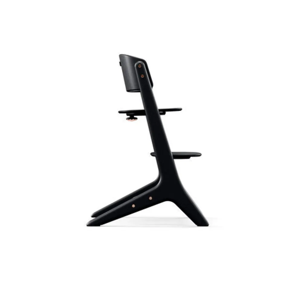 Clearance Lemo Platinum højstol, sort/rose gold Børn Højstole Uden Tilbehør