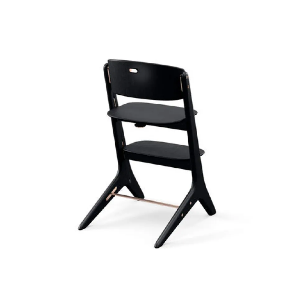 Clearance Lemo Platinum højstol, sort/rose gold Børn Højstole Uden Tilbehør