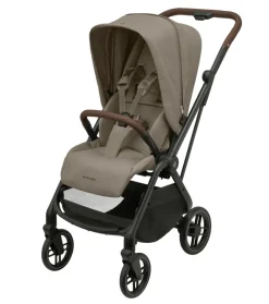 Best Leona 2 - Twillic Truffle Klapvogne Med Flade Sæder