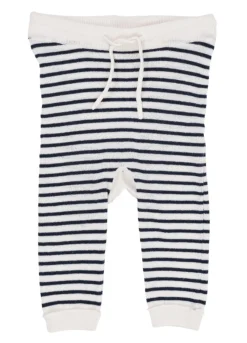 New Let strikket leggings m. striber - NAVY Leggings