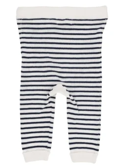 New Let strikket leggings m. striber - NAVY Leggings