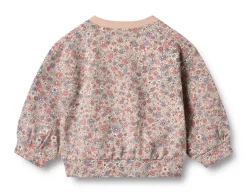 Lia Sweatshirt - Rose dust flowers Cardigans, Veste & Trøjer